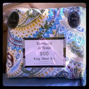 800 TC King sheet set